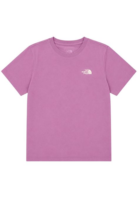 Pink cotton T-shirt for girls THE NORTH FACE | 0A8F9ZROSA